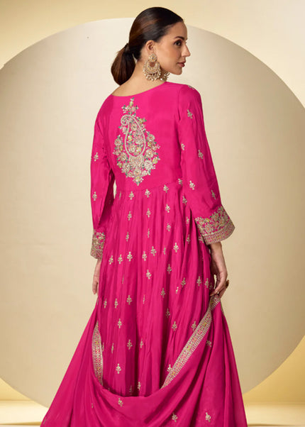 Golden Embroidered Pant Style Suit