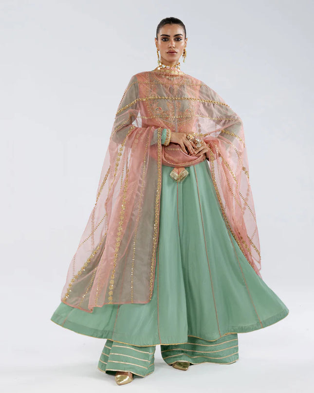 Elysian Luxury Pret | Aquamarine