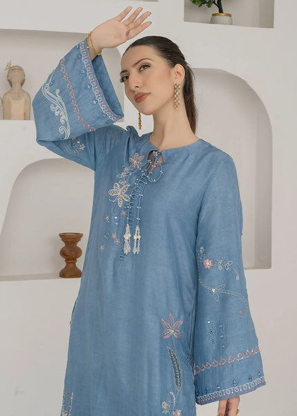 Sania Hasan | Vera Festive - Aquamarine