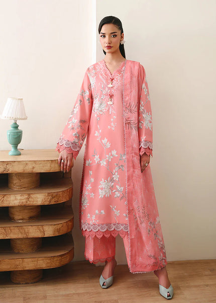 Roheenaz | Eclat Garden Printed Lawn - Azalea Grace
