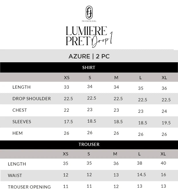 Faiza Faisal | Lumiere - Azure