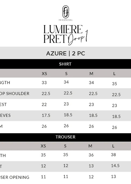 Faiza Faisal | Lumiere - Ivory Mist