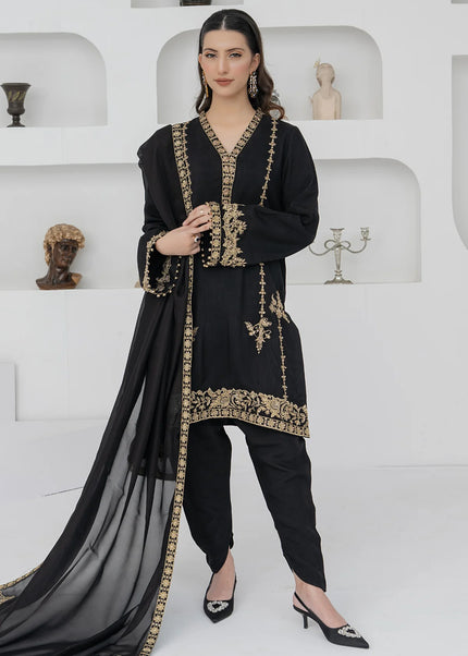 Sania Hasan | Vera Festive - Black Zircon