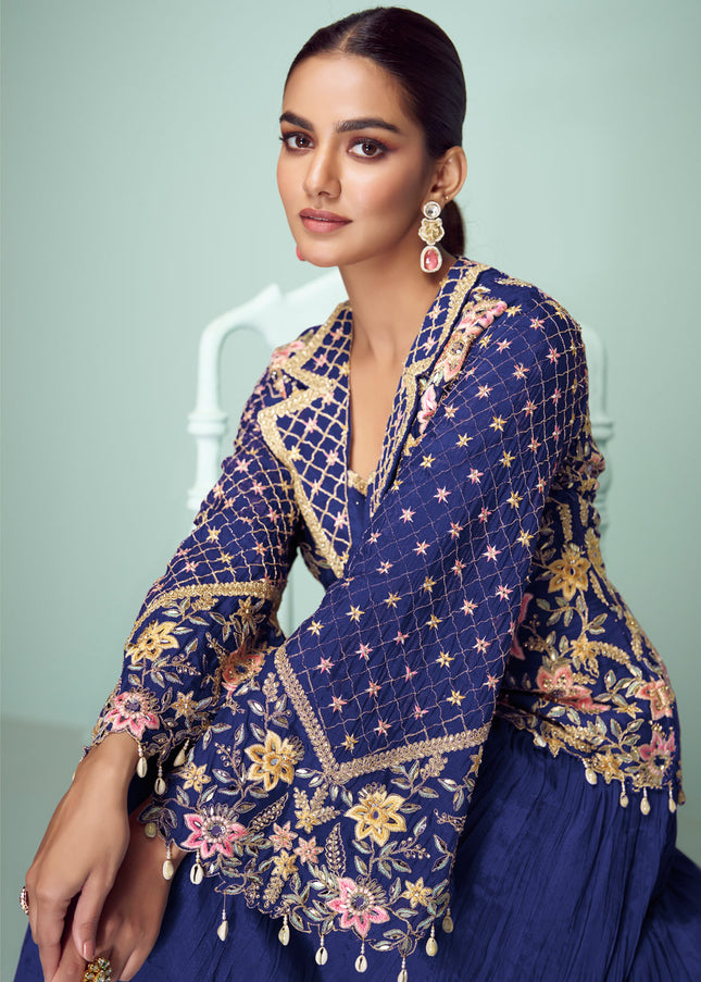 Chinnon Embroidered Jacket Lehenga Series