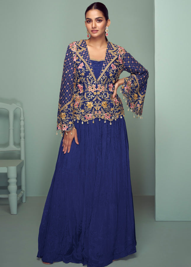 Chinnon Embroidered Jacket Lehenga Series