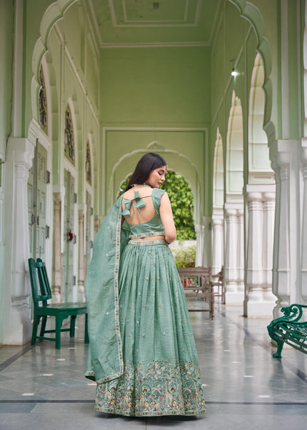 Gold Crush Embroidered Lehenga Choli Series