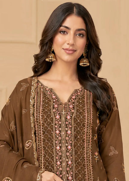Rangoli Silk embroidery Pant Style Suit Series