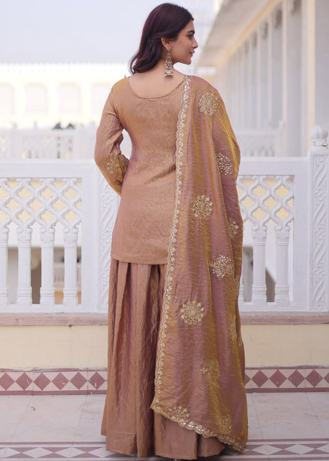 Fendi Crush Embroidered Sharara Suit Seris