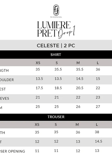 Faiza Faisal | Lumiere - Celeste