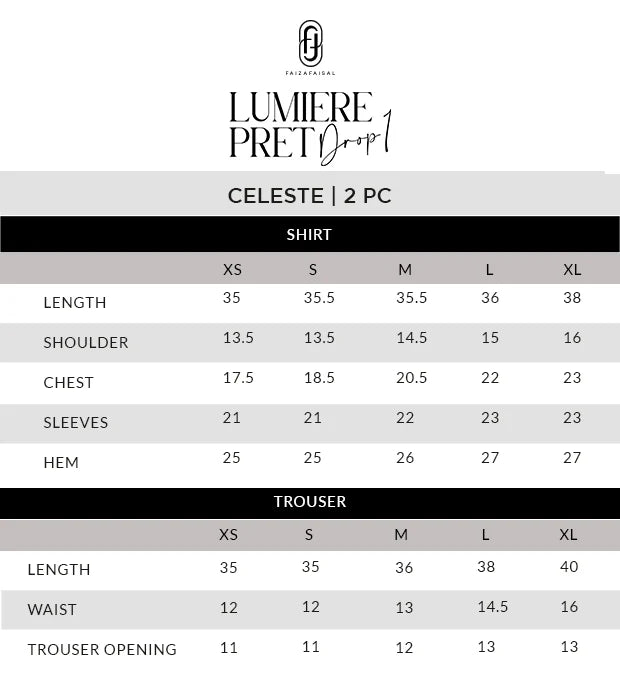 Faiza Faisal | Lumiere - Celeste