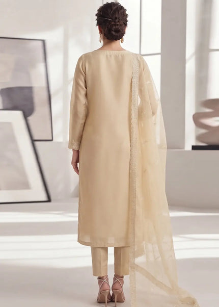Chiffon embroidery Pant Style Suit Series