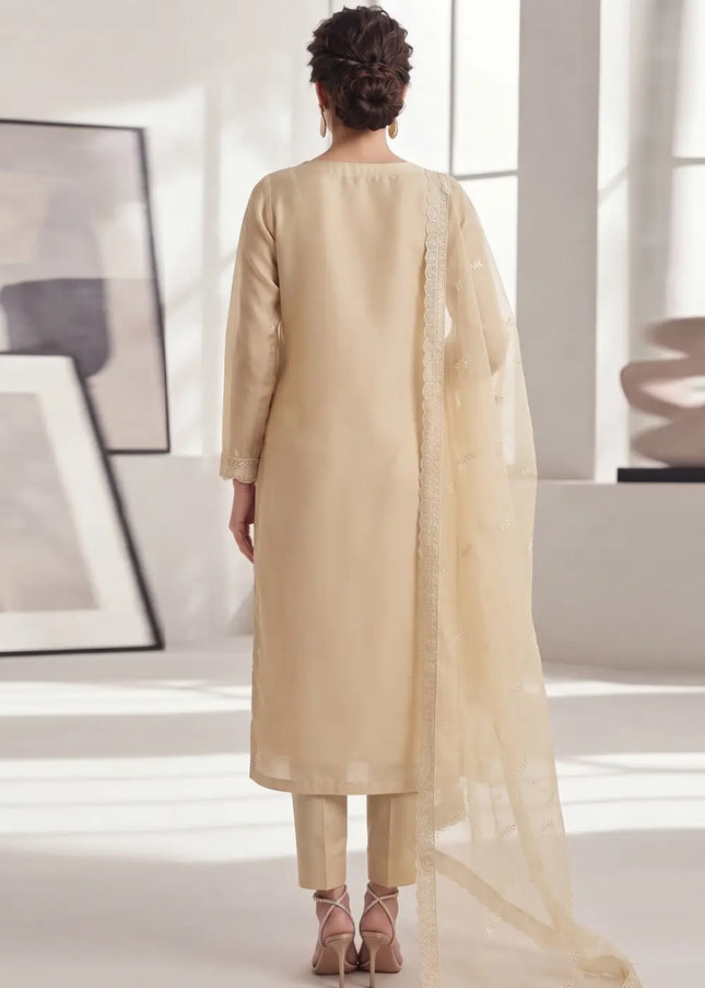Chiffon embroidery Pant Style Suit Series