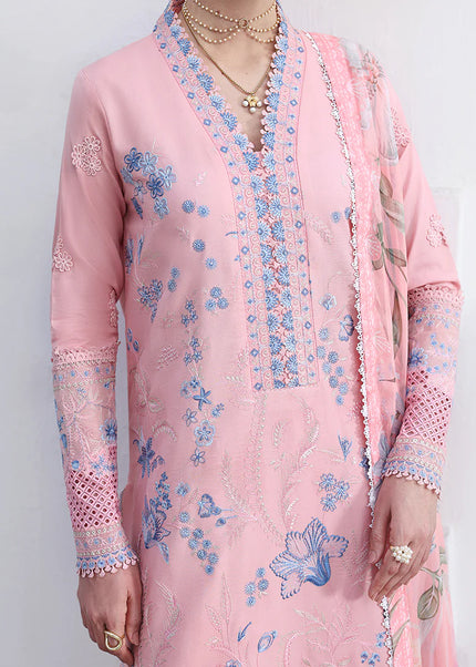 Roheenaz | Floral Reveire Luxury Lawn - Crystal Glow