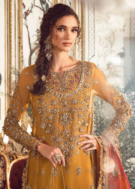 Maria.B. | Mbroidered Wedding '23 - Mustard