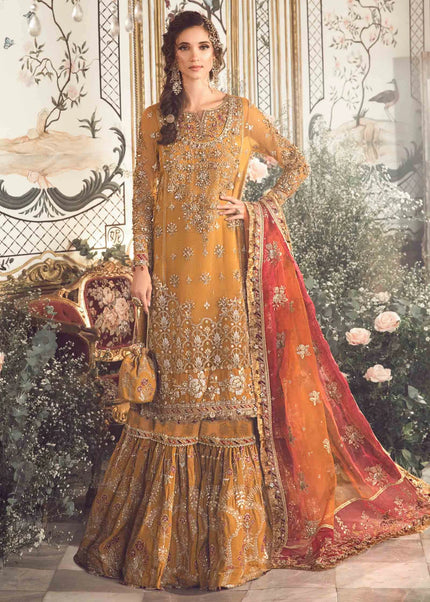Maria.B. | Mbroidered Wedding '23 - Mustard