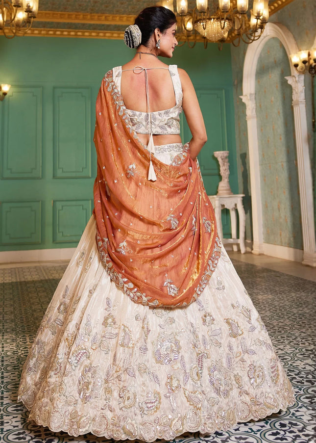 Tissue Embroidered Lehenga Choli Series