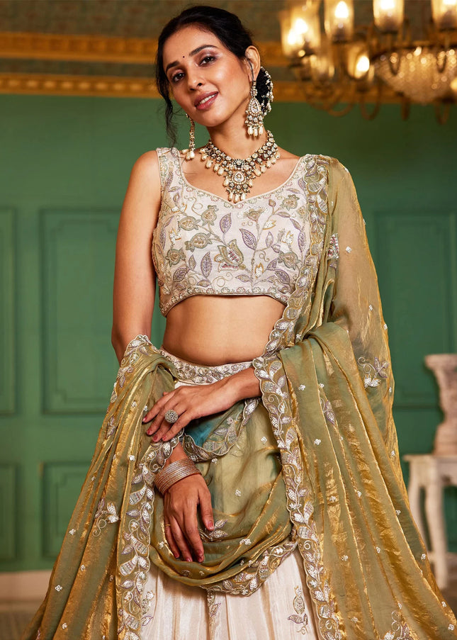Tissue Embroidered Lehenga Choli Series
