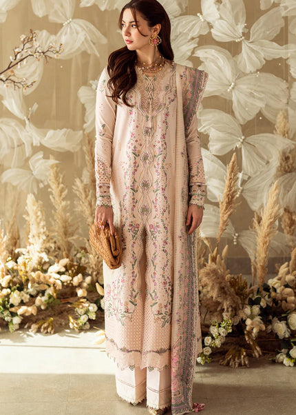 Qalamkar | Sahil Luxury Lawn '25 - Lily