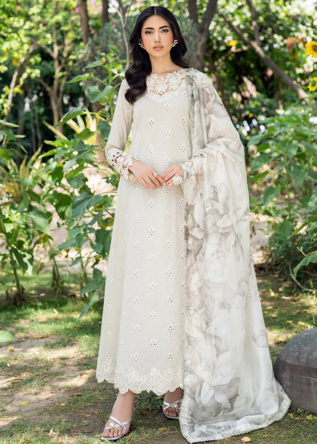 Zarif | Nura Textured Lawn '25 - Isara