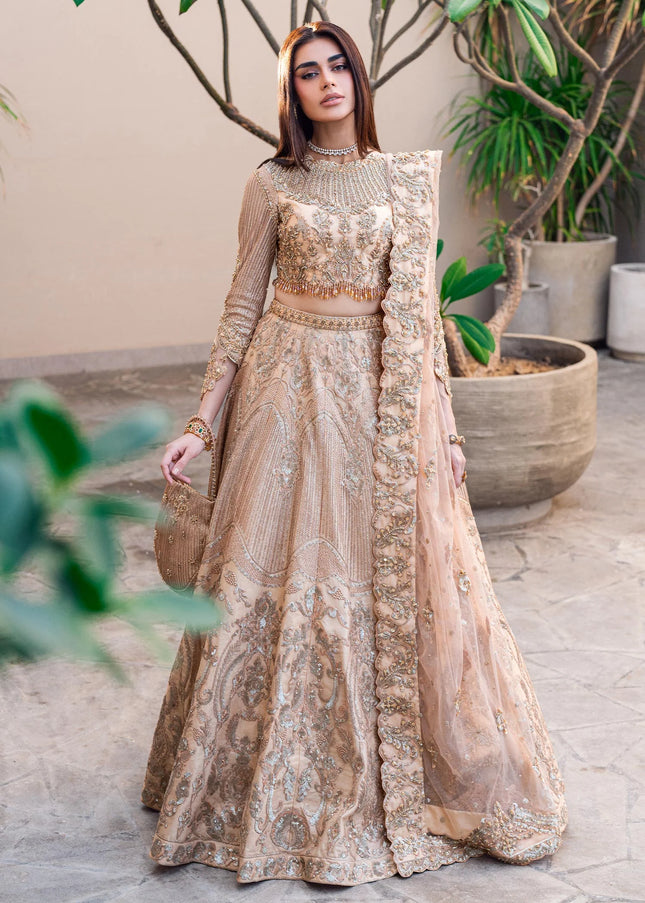Waqas Shah | Amarige Luxury Formals - Golden Patel