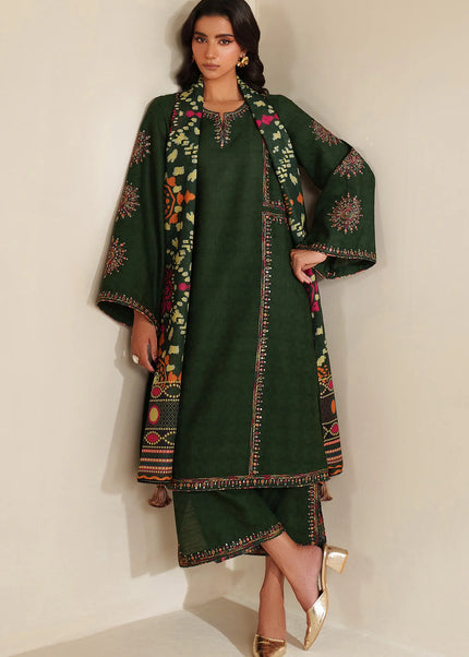 Jazmin | Embroidered Jacquard Khaddar UW-0212