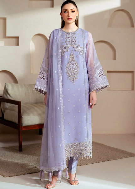 Alizeh | Aymal Luxury Bamber Chiffon Collection - Marine