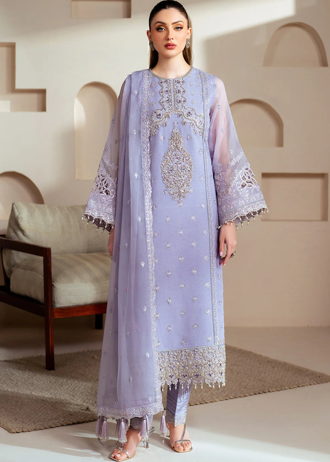 Alizeh | Aymal Luxury Bamber Chiffon Collection - Marine