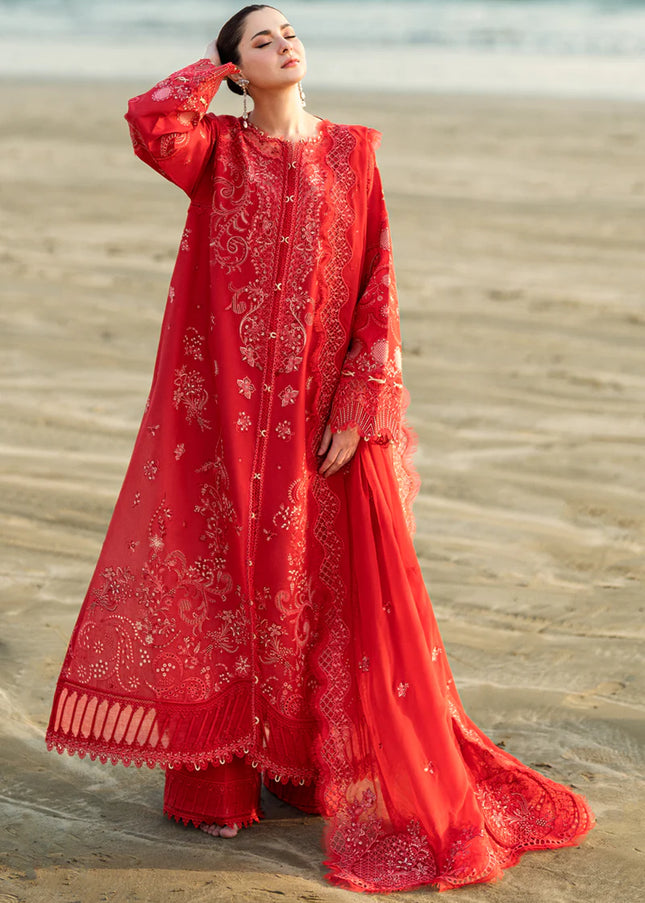 Qalamkar | Sahil Luxury Lawn '25 - Bella