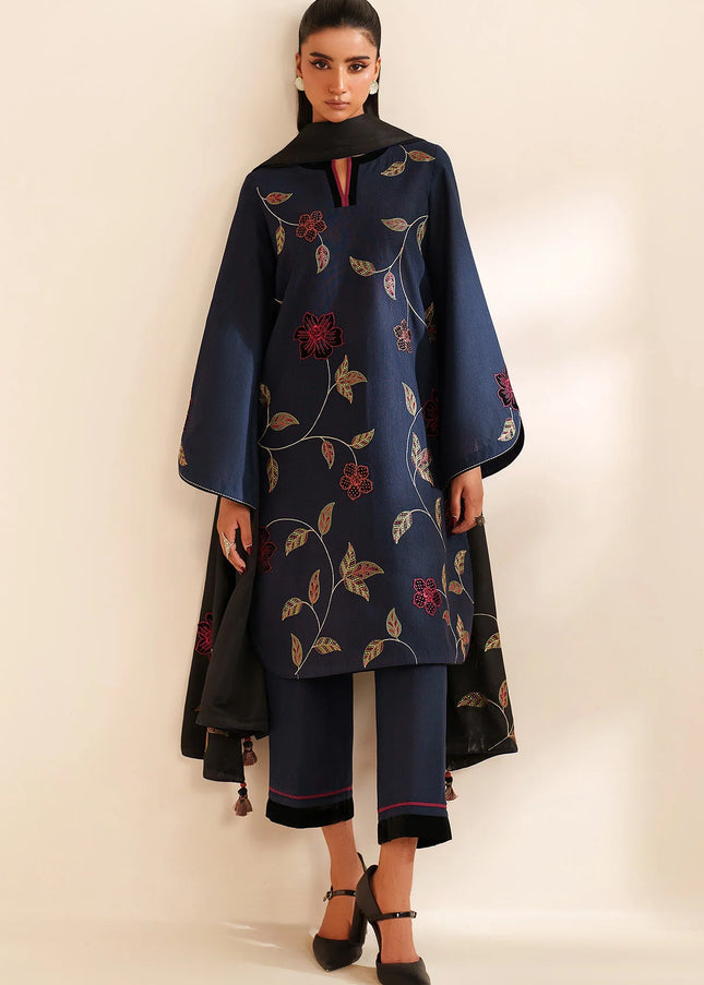 Jazmin | Embroidered Khaddar UW-0216