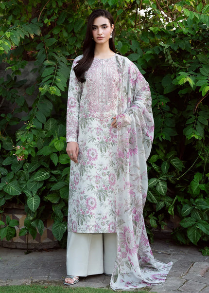 Sheenora | Fresco Lawn Edit '26 - Floral Mist