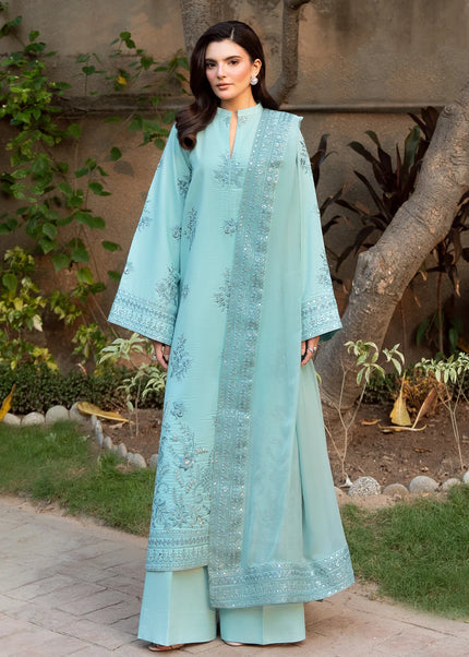 Sheenora | Fresco Lawn Edit '26 - Aqua Light