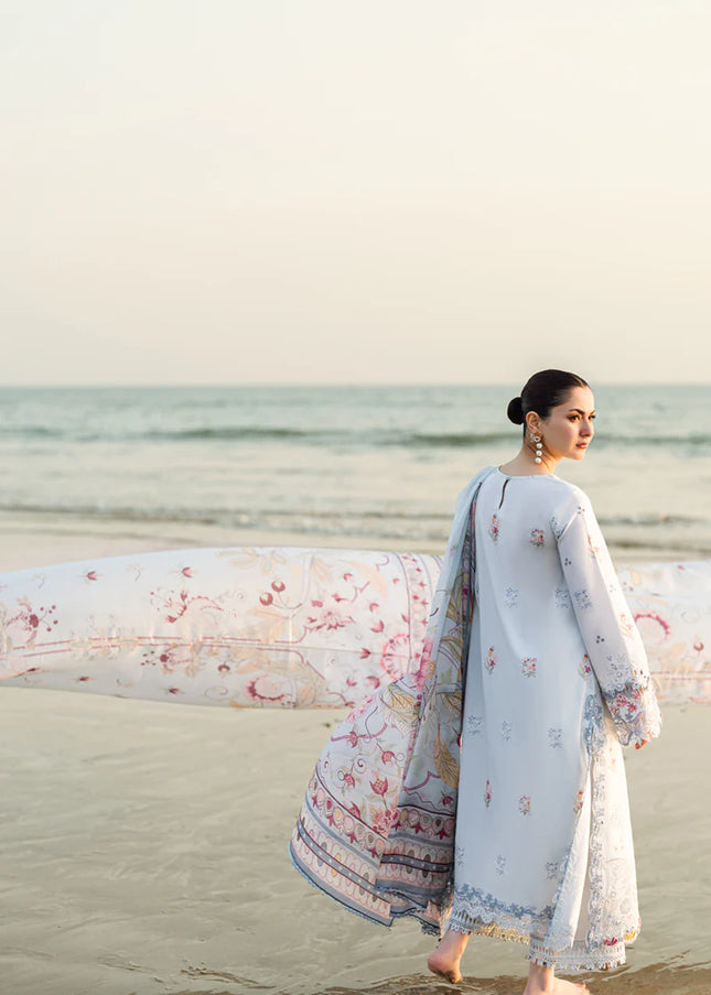 Qalamkar | Sahil Luxury Lawn '25 - Isabella