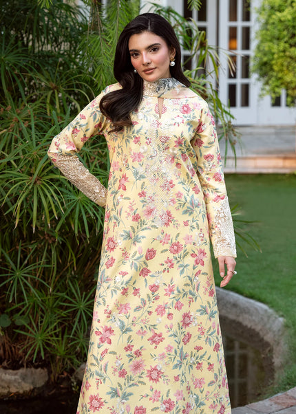 Sheenora | Fresco Lawn Edit '26 - Yellow Meadow