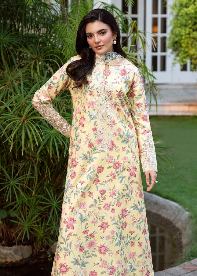 Sheenora | Fresco Lawn Edit '26 - Yellow Meadow
