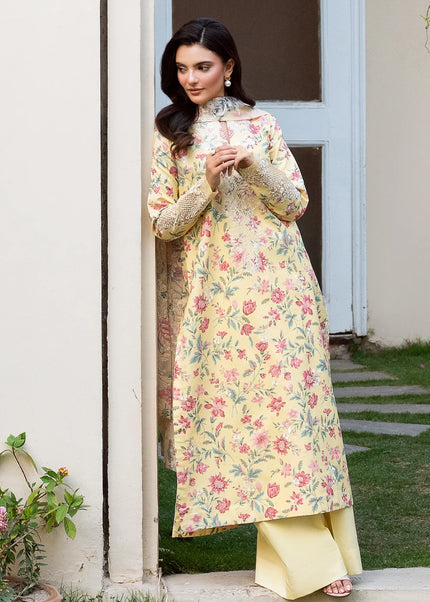 Sheenora | Fresco Lawn Edit '26 - Yellow Meadow