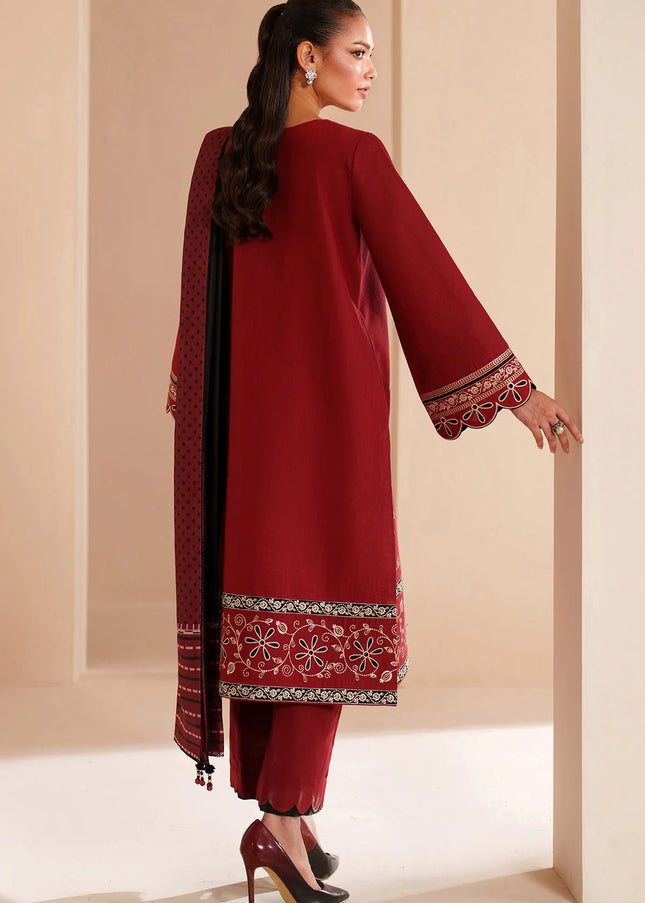 Jazmin | Embroidered Khaddar UW-0235
