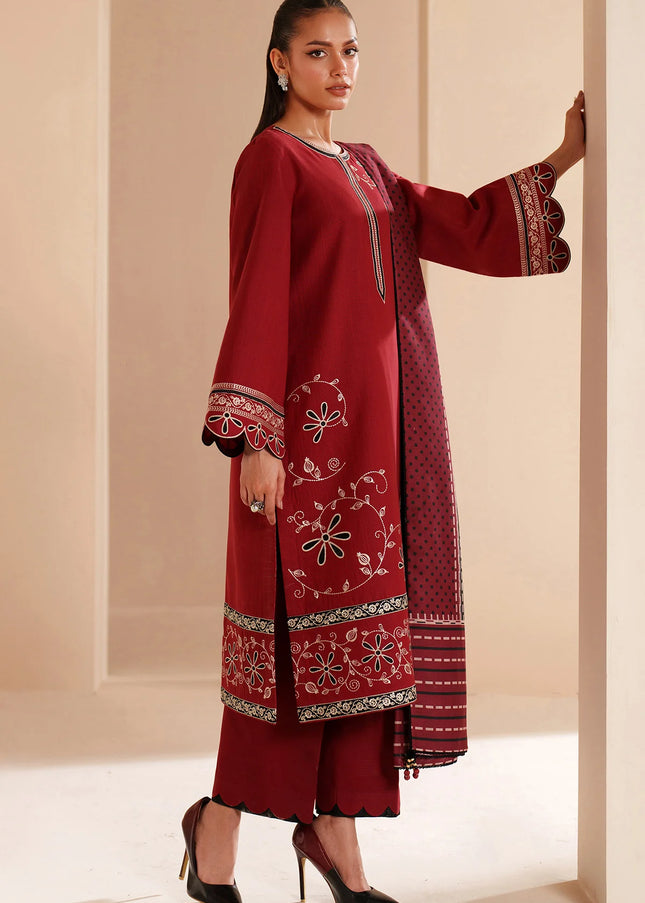 Jazmin | Embroidered Khaddar UW-0235