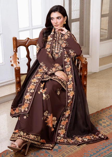 Sheenora | Fresco Lawn Edit '26 - Dark Harvest