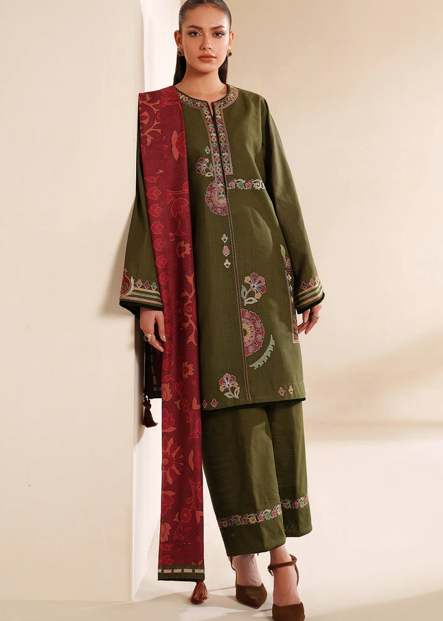 Jazmin | Embroidered Khaddar UW-0239