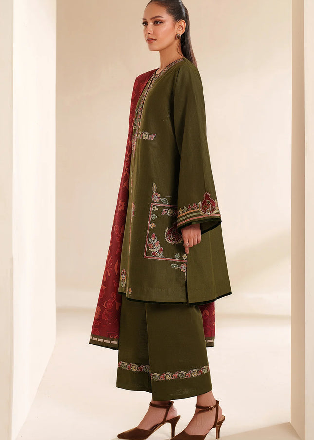Jazmin | Embroidered Khaddar UW-0239
