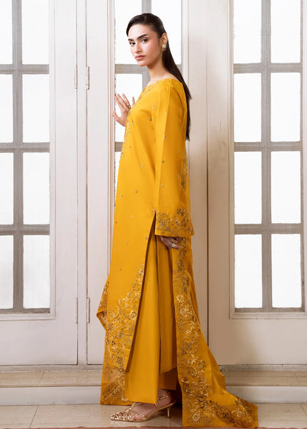 Sheenora | Fresco Lawn Edit '26 - Mustard Luxe