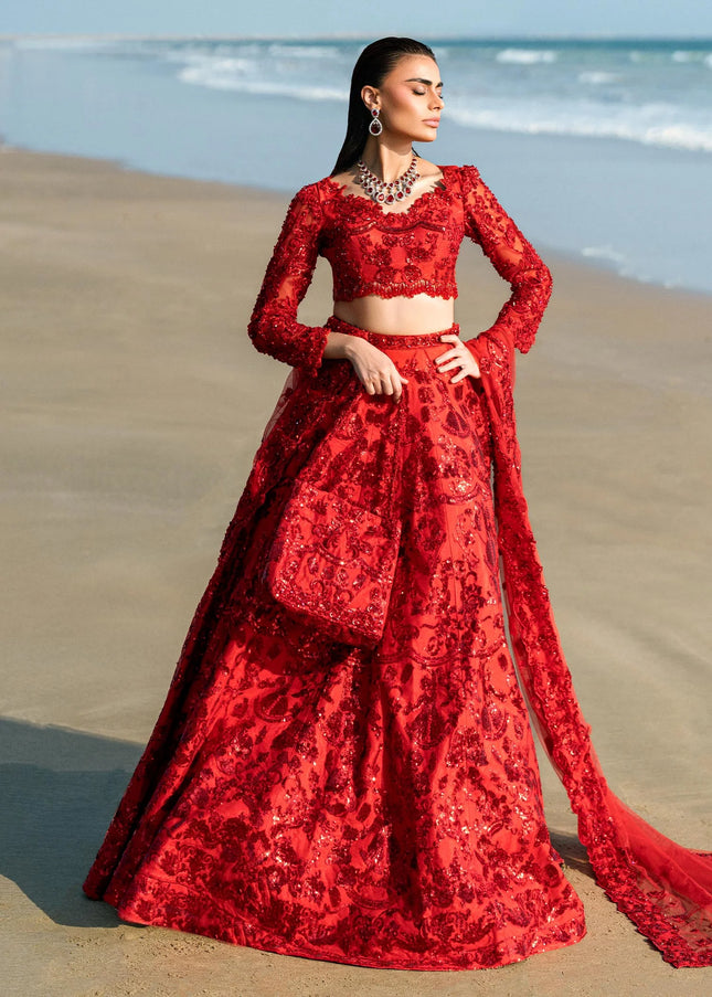 Waqas Shah | Amarige Luxury Formals - Ruby