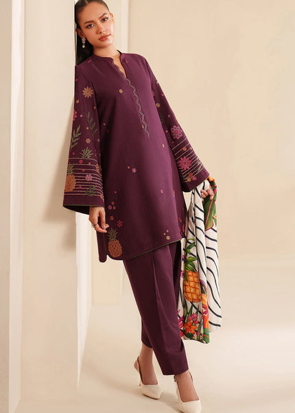 Jazmin | Embroidered Khaddar UW-0169