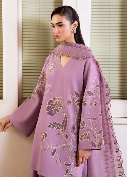 Sheenora | Fresco Lawn Edit '26 - Mauve Elegance
