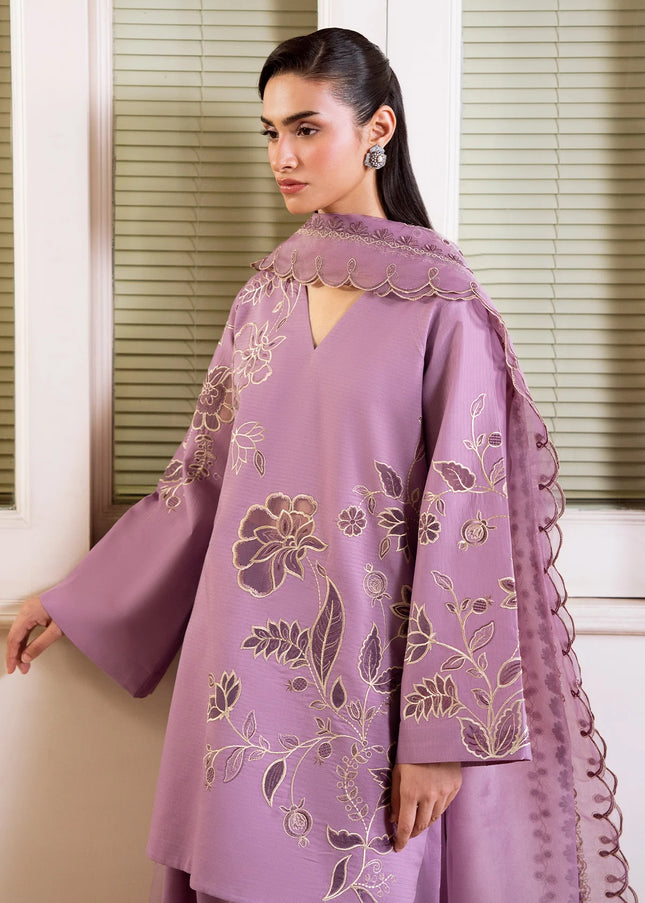 Sheenora | Fresco Lawn Edit '26 - Mauve Elegance