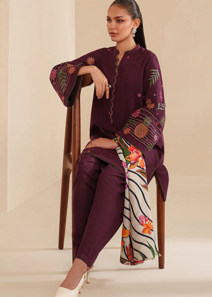 Jazmin | Embroidered Khaddar UW-0169