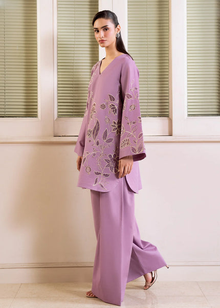 Sheenora | Fresco Lawn Edit '26 - Mauve Elegance