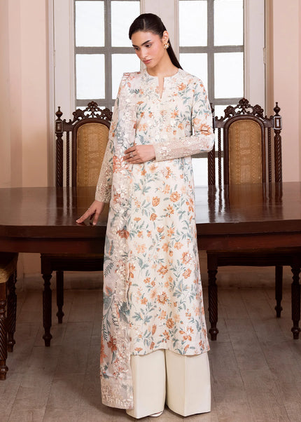 Sheenora | Fresco Lawn Edit '26 - Ivory Muse