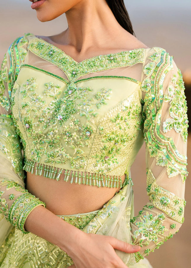 Waqas Shah | Amarige Luxury Formals - Mint Bloom