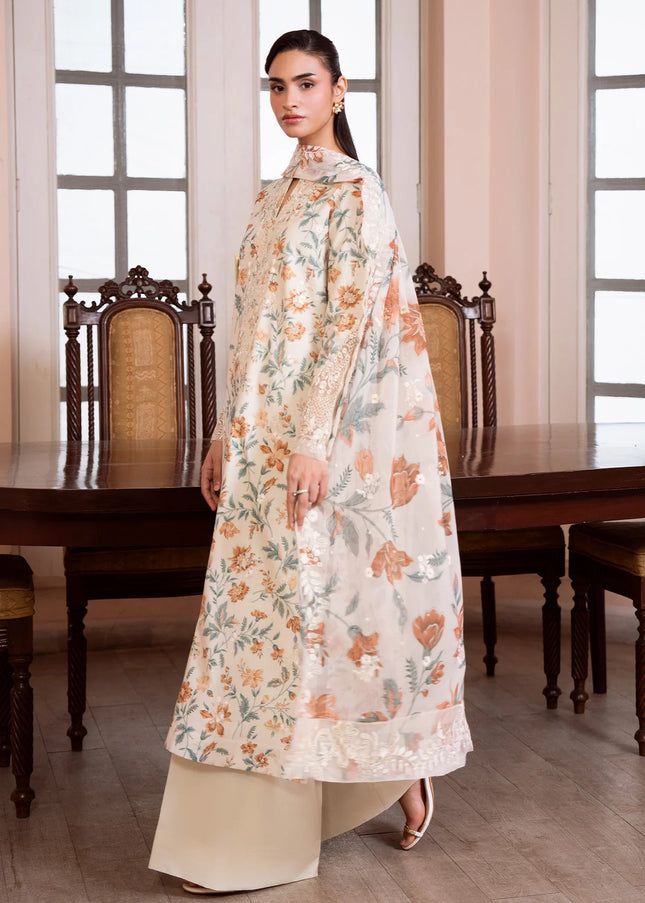 Sheenora | Fresco Lawn Edit '26 - Ivory Muse